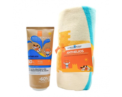La Roche Posay Anthelios Loción Wet Skin Pediatrics 50+ 200ml + Toalla de Regalo
