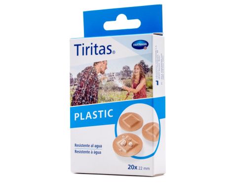 Tiritas Plastic Redondas Apósito Adhesivo 20 uds