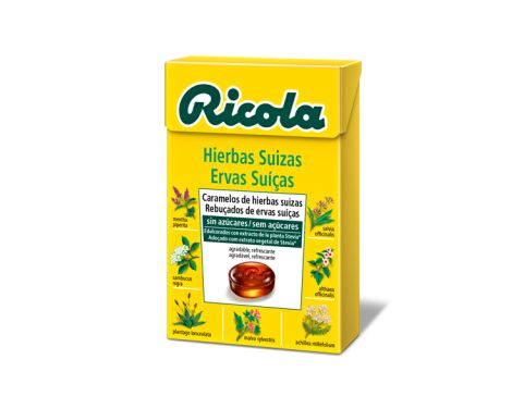 Ricola Caramelos Sin Azúcar Sabor Hierbas Suizas Original 50g