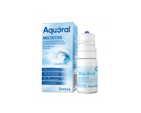 Aquoral Multidosis Gotas Oftálmicas Lubricantes 10ml