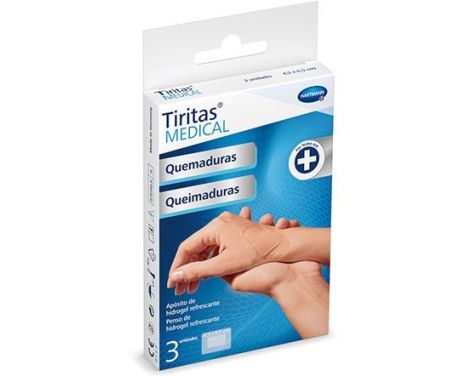 Tiritas Medical Quemaduras 4,5cm x 6,5cm 3 uds