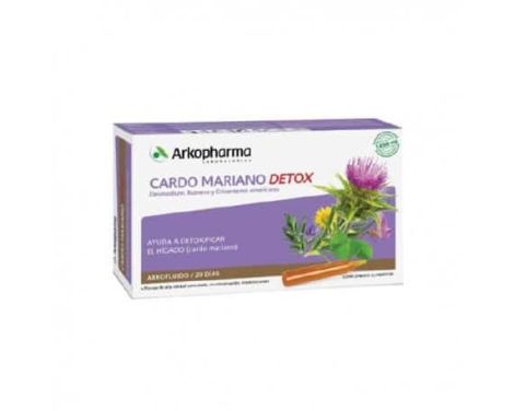 Arkopharma Cardo Mariano Detox 20 Ampollas 15ml