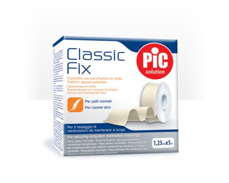 Pic Solution Esparadrapo Classic Fix Color Blanco 5m x 1,25cm