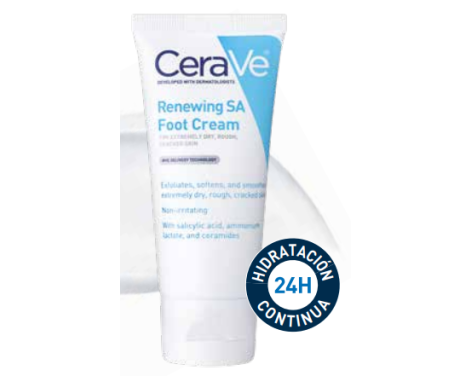 CeraVe Crema Renovadora de Pies con Ácido Salicílico 88ml