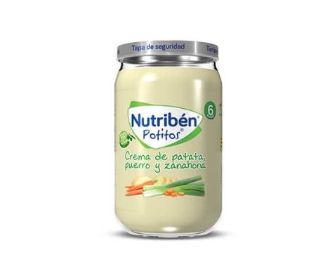 Nutribén Potitos Crema de Patata, Puerro y Zanahoria 1 ud 235g