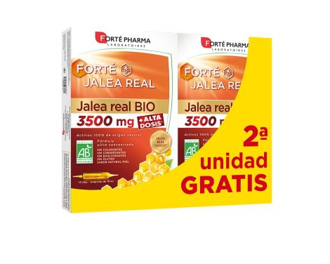 Forté Pharma Pack Jalea Real BIO 2x3500mg 2ª ud GRATIS