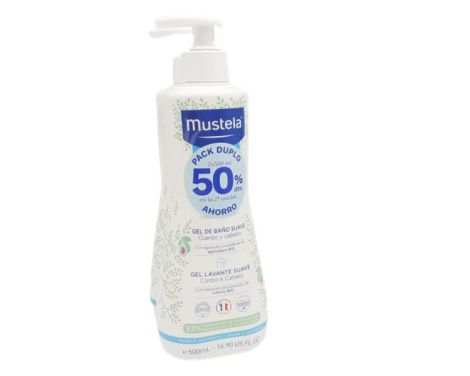 Mustela Pack Gel Baño 2x500ml 40% 2ªud