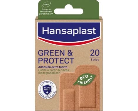 Hansaplast Green&Protect Apósitos Adhesivos Surtidos 20 Uds