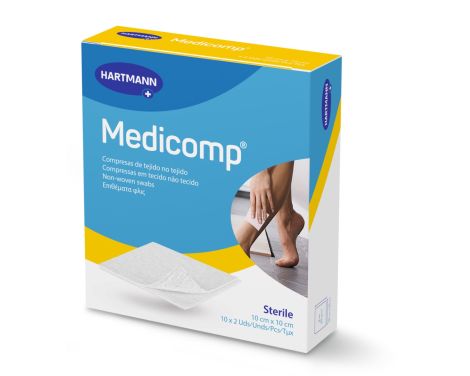 Medicomp Gasas De Tejido Sin Tejer 50 uds 10X10 cm
