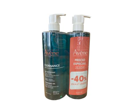 Avène Cleanance Gel pack ahorro 400ml + 400ml
