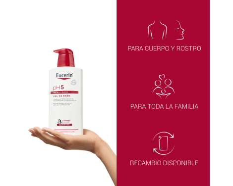 Comprar Eucerin Gel De Baño Piel Sensible Y Seca 1L