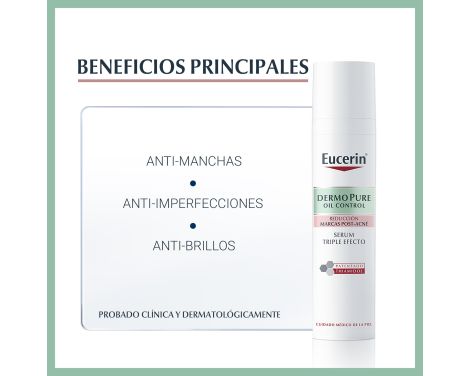 Eucerin Dermopure Oil Control Serum Triple Efecto 40ml sin receta