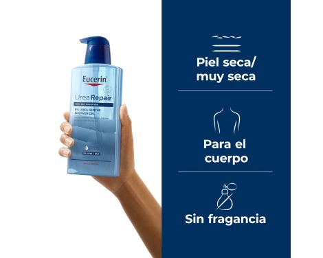 Eucerin UreaRepair 5% Urea Gel de Baño Suave 400ml sin receta