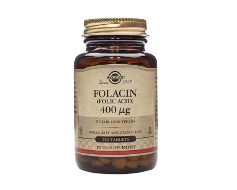 Solgar Folacín 400μg 250 Comprimidos