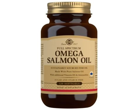 Solgar Full Spectrum Omega Salmon Oil 120 Cápsulas