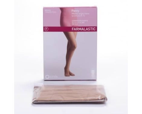 Farmalastic Medias E.T. Cint Comp Fuerte Farmalastic Talla Mediana Color Beige