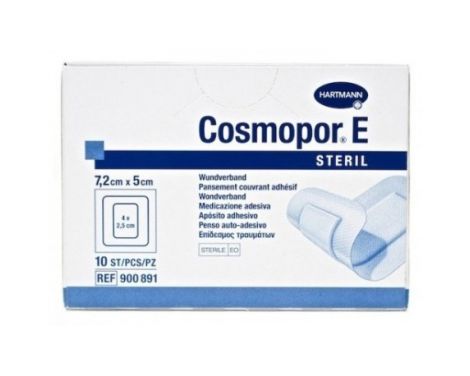 Hartmann Cosmopor E Apósito Estéril 7,2x5cm 10 uds