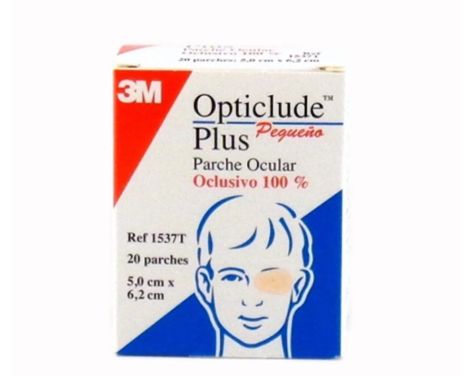 3M Opticlude Parches Oculares Pequeños 5cm x 6,2cm 20 uds