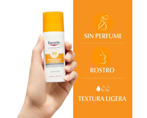 Eucerin Sun Fluid Photoaging Control SPF50+ 50ml sin receta
