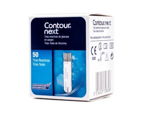 Tiras Reactivas Glucemia Contour Next 50 unidades