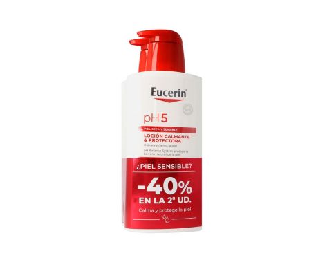 Eucerin pH5 Loción Calmante y Protectora 400ml + 2ª ud 40% dto.
