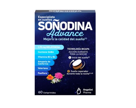Soñodina Advance 60 Comprimidos Bicapa