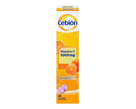 Cebion Vitamina C 1000mg 20 comprimidos efervescentes