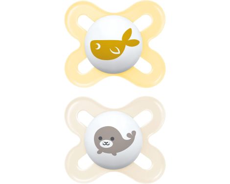 MAM Baby Chupete Silicona Fisiológico Start Original 0-2m 2 uds