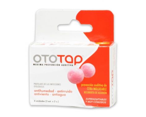 Tapones Oidos Oto-Tap Cera 6 unidades