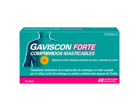 Gaviscon Forte 48 Comprimidos Masticables