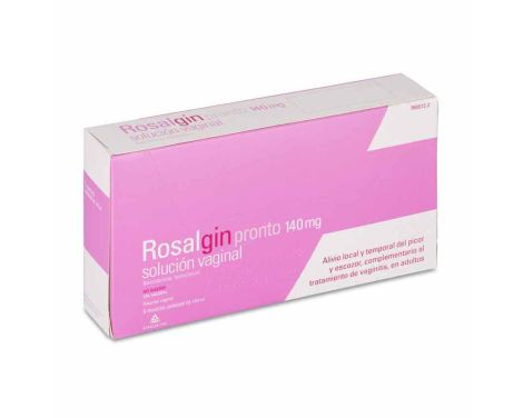 Rosalgin Pronto 140 mg Solución Vaginal 5 Envases Unidosis 140 mg