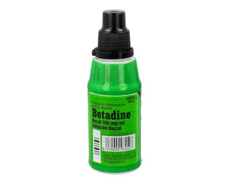 Betadine Bucal 100 Mg/Ml Solución Bucal 1 Frasco 125 Ml