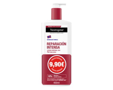 Neutrogena Reparación Intensa Loción Corporal CICA Piel Muy Seca 400ml