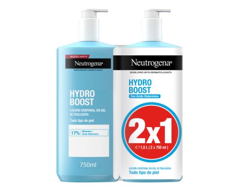 Neutrogena Hydro Boost Loción Corporal Gel Hidratante 2x750ml