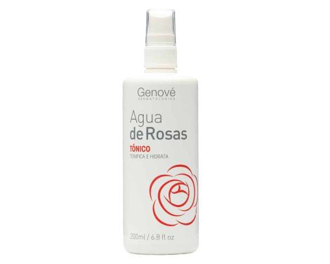 Genove Tónico de Agua de Pétalos de Rosa 200ml Limpieza facial