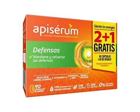 Apiserum Defensa 90 Cápsulas Pack 3 Meses