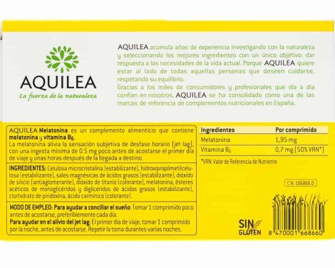 Comprar Aquilea Melatonina 1,95g 30 Comprimidos
