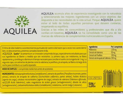 Para qué sirve Aquilea Sueño Compact 30 Comprimidos