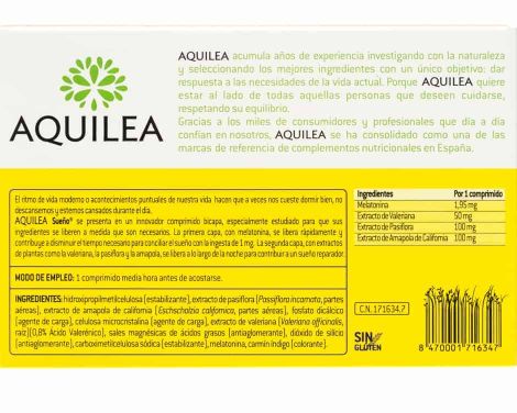 Comprar Aquilea Sueño Compact 60 comprimidos