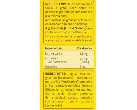 Comprar Aquilea Sueño Gotas 20ml