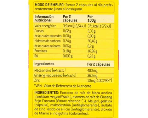 Aquilea Vigor Él 60 Cápsulas sin receta