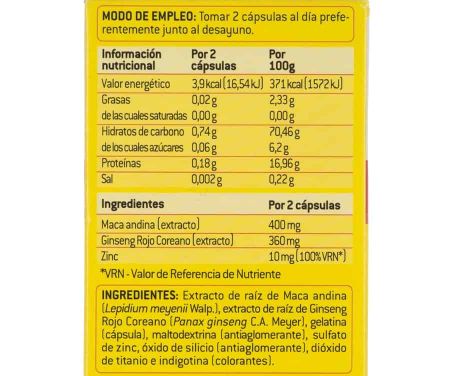 Para qué sirve Aquilea Vigor Él 60 Cápsulas