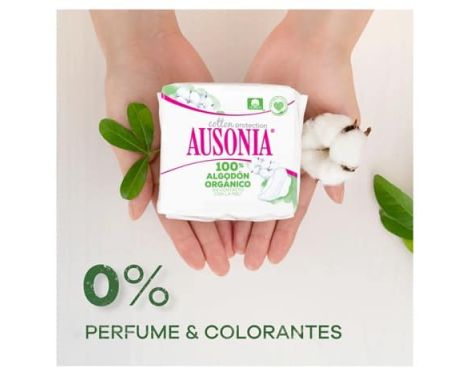 Ausonia Compresas Cotton Protección Normal Con Alas 12 uds sin receta