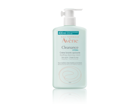 Avène-Cleanance-Hydra-Crema-Limpiadora-Calmante-400ml-0