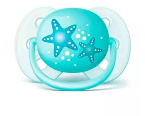 Avent Chupe Sil Ultrasoft Deco 0-6m 2U Niño 226/20 sin receta
