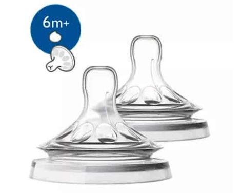 Philips Avent Tetina Natural Líquidos Espesos +6M 2uds sin receta