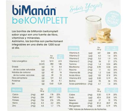 Comprar Bimanan Bekomplet Barrita Yogur Pack 2ª 50%