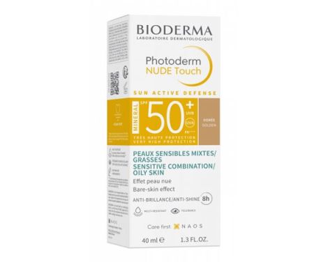 Comprar Bioderma Photoderm Nude SPF50+ Tono Dorado 40ml
