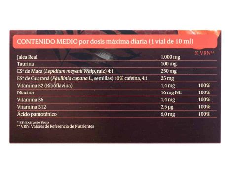 Comprar Black Bee Pharmacy Jalea Real Energía con Guaraná 20 ampollas 10ml