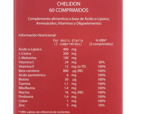 Comprar Alfasigma Chelidon 60 Comprimidos